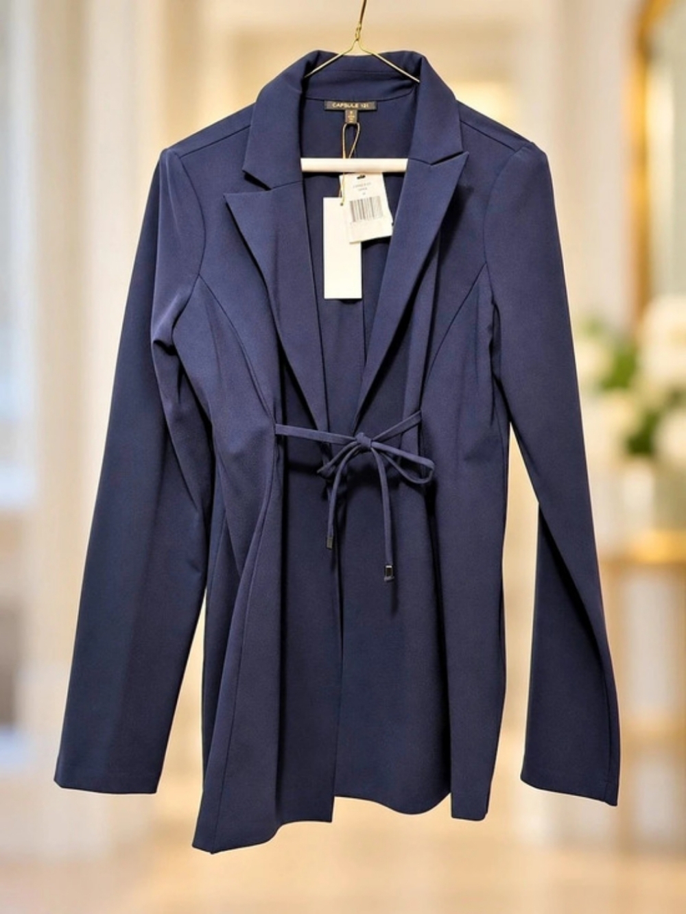 Capsule 121 Front Tie Blazer Blue - Medium